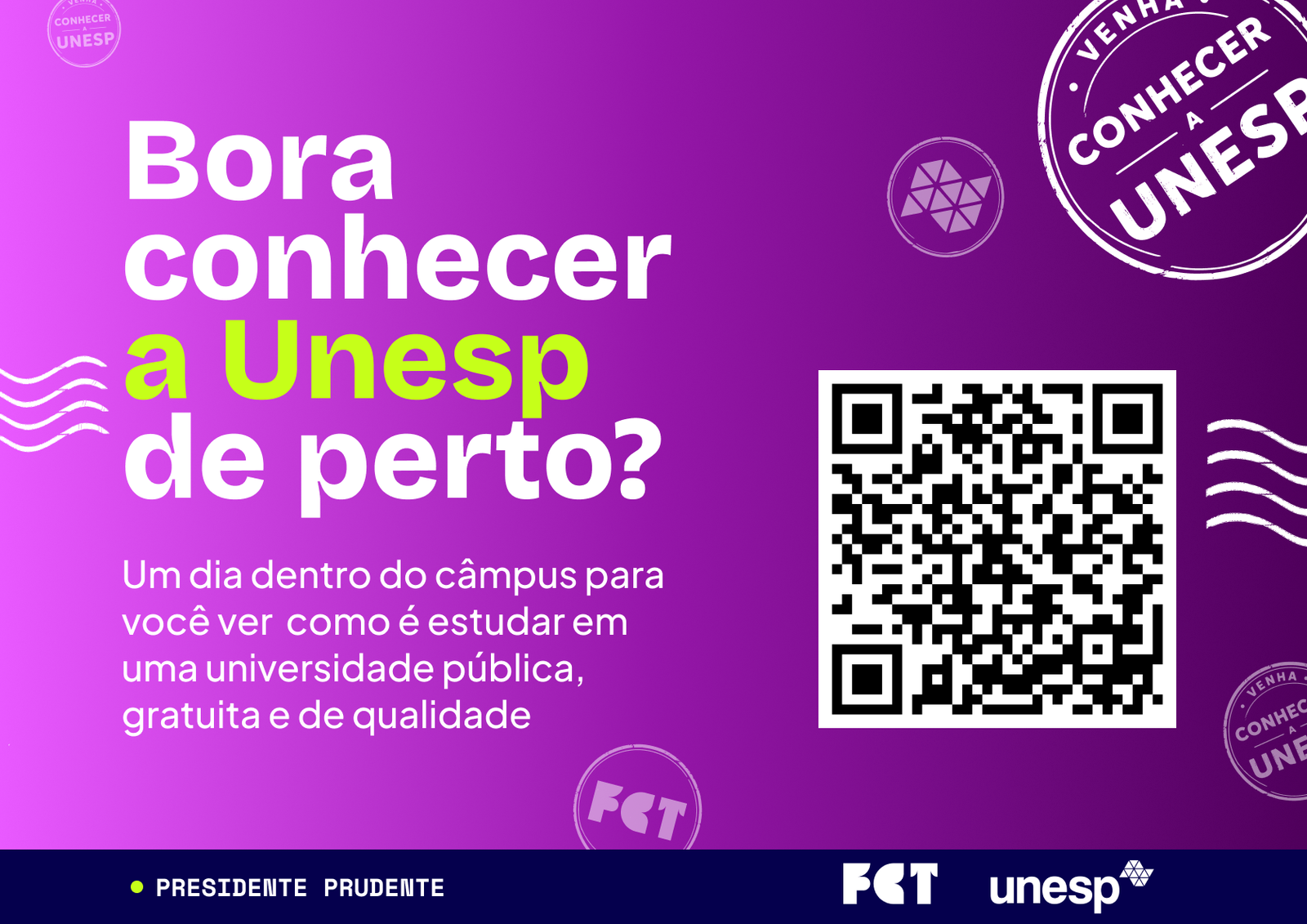 Frente do cartão — violeta